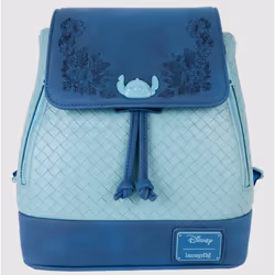 Loungefly Stitch Embroidered Floral Drawstring Mini, Urbain, Fille, Polyuréthane (PU)