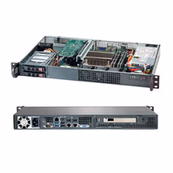Supermicro SuperChassis 510T-203B, Support, Serveur, Noir, 1U, HDD, LAN, Énergie, USA - UL, FCC, CUL, CCC, EN 60950/IEC 60950 ...