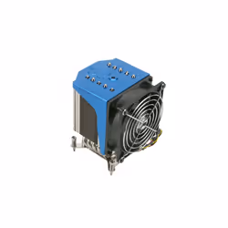 Supermicro SNK-P0051AP4, Refroidisseur d'air, 3800 tr/min, 38 dB, Noir, Bleu, Métallique, Argent