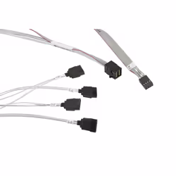Supermicro CBL-SAST-0616 câble Serial Attached SCSI (SAS) 0,5 m Gris