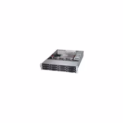Supermicro SuperChassis 826BE1C-R920LPB, Support, Serveur, Noir, EATX, 920 W, 3.5"