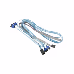Supermicro CBL-SAST-0699, 90 m, SATA I, Mâle/Femelle, Bleu, Gris, Droite, Droite