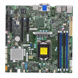 Supermicro X11SSZ-QF, Intel, LGA 1151 (Emplacement H4), Intel® Celeron®, Intel® Pentium®, i3-6xxx, i3-7xxx, i5-6xxx, i5-7xxx, ...