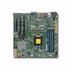 Supermicro X11SSH-F, Intel, LGA 1151 (Emplacement H4), E3-1200, 80 W, DDR4-SDRAM, 64 Go
