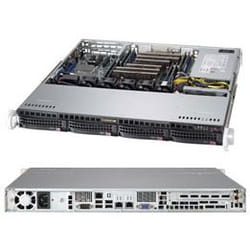 Supermicro CSE-813MFTQC-505CB unité centrale Support Noir 500 W