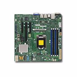 Supermicro X11SSL-F, Intel, LGA 1151 (Emplacement H4), E3-1200, 14 nm, 8 GT/s, 80 W