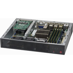 Supermicro CSE-E300 unité centrale Support Noir