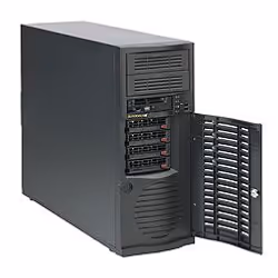 Supermicro SuperChassis 733TQ-668B, Midi Tower, Serveur, Noir, ATX, EATX, HDD, chauffage, LAN, Énergie, BSMI CCC CE/EMC FCC c ...