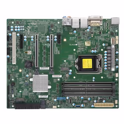 Supermicro X11SCA, Intel, LGA 1151 (Emplacement H4), Intel® Celeron®, Intel® Core™ i3, Intel® Core™ i5, Intel® Core™ i7, Inte ...