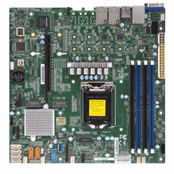 Supermicro X11SCM-F, Intel, LGA 1151 (Emplacement H4), Intel® Celeron®, Intel® Core™ i3, Intel® Pentium® III, LGA 1151 (Empla ...