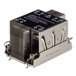 Supermicro SNK-P0078PC, Dissipateur thermique/Radiateur, Noir, Acier inoxydable
