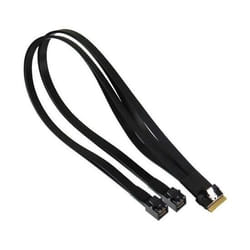 Supermicro CBL-SAST-1276F-100 câble Serial Attached SCSI (SAS) 0,76 m Noir