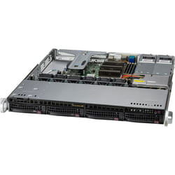 Supermicro SYS-510T-MR serveur barebone Intel C256 LGA 1200 (Socket H5) Rack (1 U) Noir