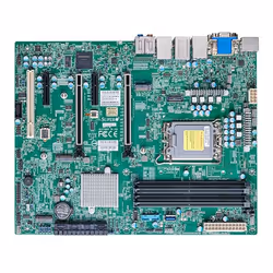 Supermicro MBD-X13SAE-F, Intel, LGA 1700, Intel® Core™ i3, Intel® Core™ i5, Intel® Core™ i7, Intel® Core™ i9, DDR5-SDRAM, 192 ...