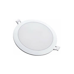 Silamp - Spot led Extra Plat Rond blanc 12W Ø115mm - Blanc Chaud 2300K - 3500K