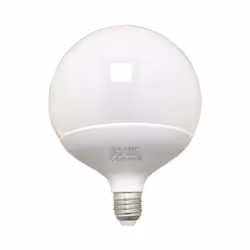 Cette ampoule LED E27 de 25W allie design élégant en forme globe G140 et diffusion large à 300°, offrant une lumière homogène ...
