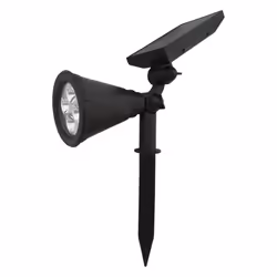 Illuminez votre jardin sans aucune alimentation électrique grâce au Spot à piquer LED Solaire pour Jardin 2W 5.5V DC (4 LED) ...