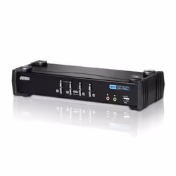ATEN CS1764A, 1920 x 1200 pixels, WUXGA, 10,7 W, Noir