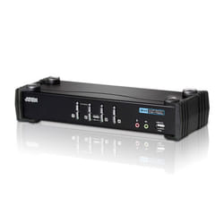 ATEN CS1764A commutateur écran, clavier et souris Noir