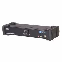 ATEN AT-CS1782A, 2560 x 1600 pixels, Grille de montage, 9 W, 1U, Noir