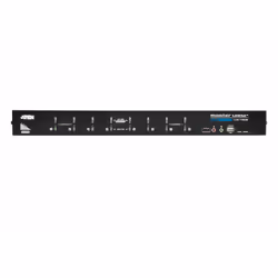 ATEN CS1768 commutateur écran, clavier et souris Bleu