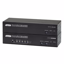 ATEN CE775, 1920 x 1200 pixels, Émetteur et récepteur AV, 300 m, Noir