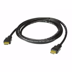 ATEN Câble HDMI True 4K haute vitesse 2 m avec Ethernet, 2 m, HDMI Type A (Standard), HDMI Type A (Standard), Compatibilité 3 ...