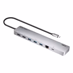 ATEN UH3240, USB Type-C, 3ˌ5mm, HDMI, RJ-45, USB 3.2 Gen 1 (3.1 Gen 1) Type-A, USB 3.2 Gen 1 (3.1 Gen 1) Type-C, MicroSD (Tra ...