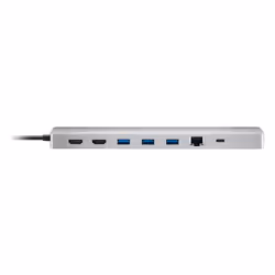 ATEN UH3240 hub & concentrateur USB Type-C Argent