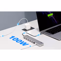 ATEN UH3240 hub & concentrateur USB Type-C Argent - Vue supplémentaire 6