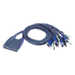 ATEN CS64U commutateur écran, clavier et souris Noir