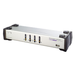 ATEN CS1744 commutateur écran, clavier et souris Blanc