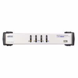ATEN CS1744 commutateur écran, clavier et souris Blanc
