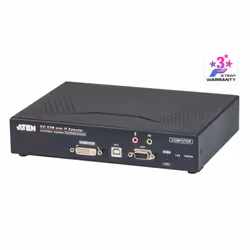 ATEN KE6900T, 1920 x 1200 pixels, Ethernet/LAN, Noir