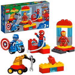 Jouet de construction - LEGO® - 10921 - DUPLO - Labo des Super-Héros - Iron Man et Spider-Man