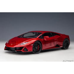 Voiture Miniature de Collection - AUTOart - LAMBORGHINI Huracan Evo - 1/18 - Blanc - Rosso Bia