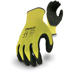 Stanley - tec hit 626505- Gants de protection antidérapants -Taille 10- coloris jaune fluo-