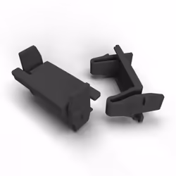 PATCHBOX PBXBLIND, Panneau plein, Noir, Polyoxyméthyléne (POM), Hongrie, 10 pièce(s)