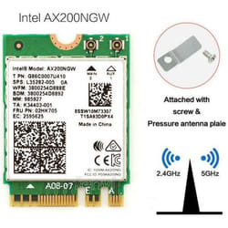 Intel ® Wi-Fi 6 AX200 (Gig+)