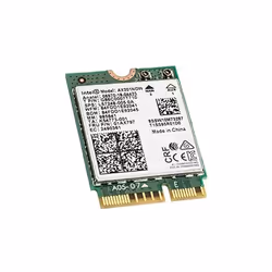 Intel ® Wi-Fi 6 AX201 (Gig+), Interne, Sans fil, M.2, WLAN, Wi-Fi 6 (802.11ax), 2400 Mbit/s