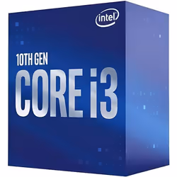 Intel Core i3-10100F, Intel® Core™ i3, LGA 1200 (Socket H5), 14 nm, Intel, i3-10100F, 3,6 GHz