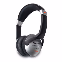Numark HF125, Avec fil, Écouteurs, Noir, Argent