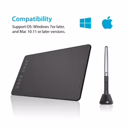 HUION H950P tablette graphique Noir 5080 lpi 220 x 137 mm USB