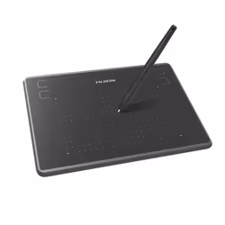 HUION H430P, Avec fil, 5080 lpi, 122 x 76,2 mm, USB, 1 cm, Noir