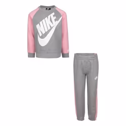 Survêtement oversize bébé fille Nike Futura Crew - dark grey heather - 3 ans