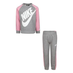 Survêtement oversize bébé fille Nike Futura Crew - dark grey heather - 3 ans