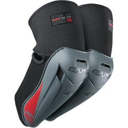 EVS Option Air Protecteur de coude, noir-rouge pour Hommes