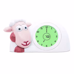 ZAZU Sam, Réveil numérique, Blanc, LCD, Multicolore, AC/Batterie, AA