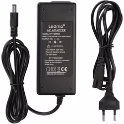 Adaptateur dalimentation - GENERIC - 12V 5A - 60W - Prise standard UE - Câble 110cm