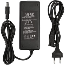 Adaptateur dalimentation - GENERIC - 12V 5A - 60W - Prise standard UE - Câble 110cm